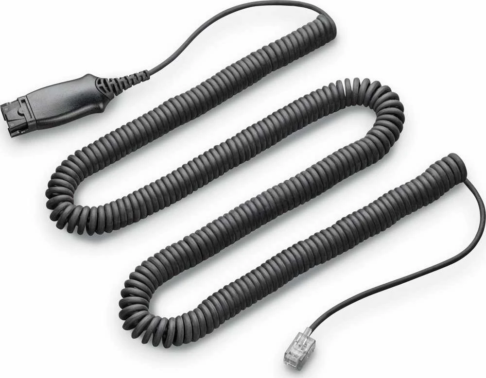 HP Poly EHS spiralinis laidas su jungtimis