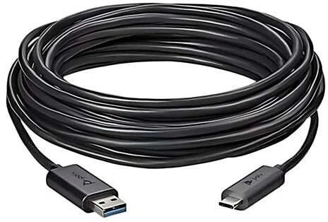 USB kabelis HP USB-A - USB-C 10 m Juodas (Active Optical USB 3.1 Cable)