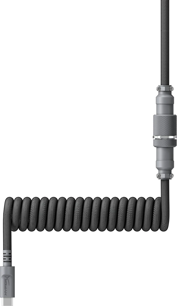 Hewlett Packard (HP) HP HyperX USB-C suvyniotas kabelis pilkas
