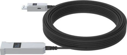 Huddly – USB kabelis – A tipo USB (han) iki A tipo USB (hun) – USB 3.1 Gen 1 – 5 m – Aktyvus optinis kabelis (AOC)