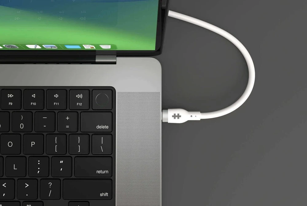 Hyper Hiper | 1M silikoninis 240W USB-C įkrovimo laidas | USB-C į USB-C