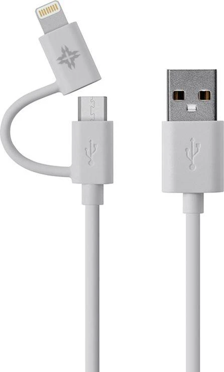 IBattz USB-A USB kabelis – žaibiškas 1 m baltas (IB-CBL-LGN-WH)