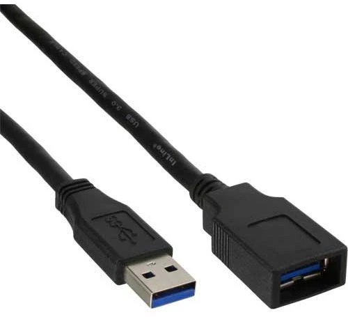 Inline Įmontuojamas USB 3.0 prailgintuvas - 1 m