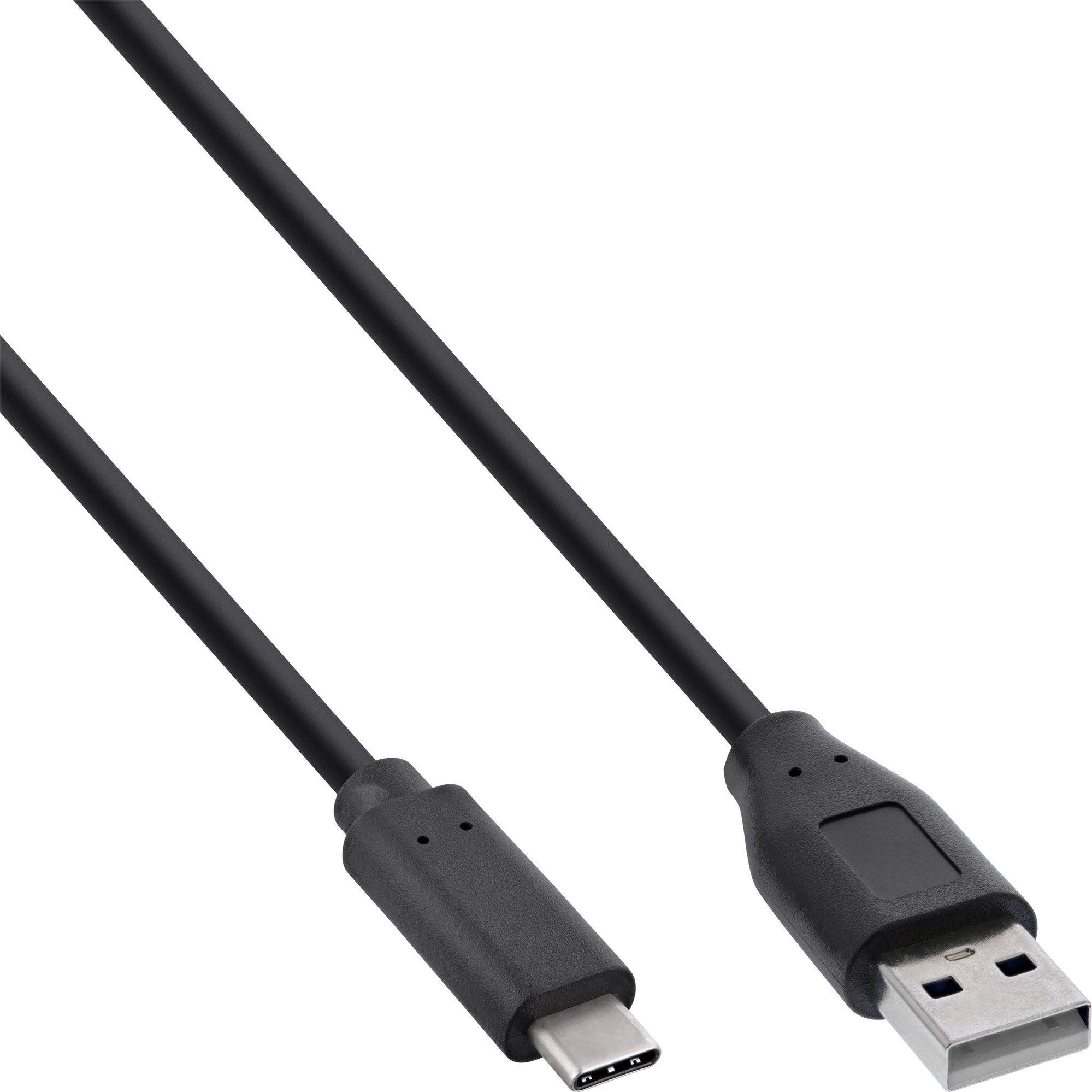 Kabelis USB InLine USB-C - USB-A 5 m Juodas (35735)