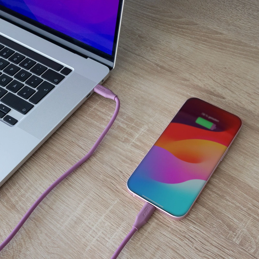 USB laidas InLine USB-C - USB-C 2 m Violetinis