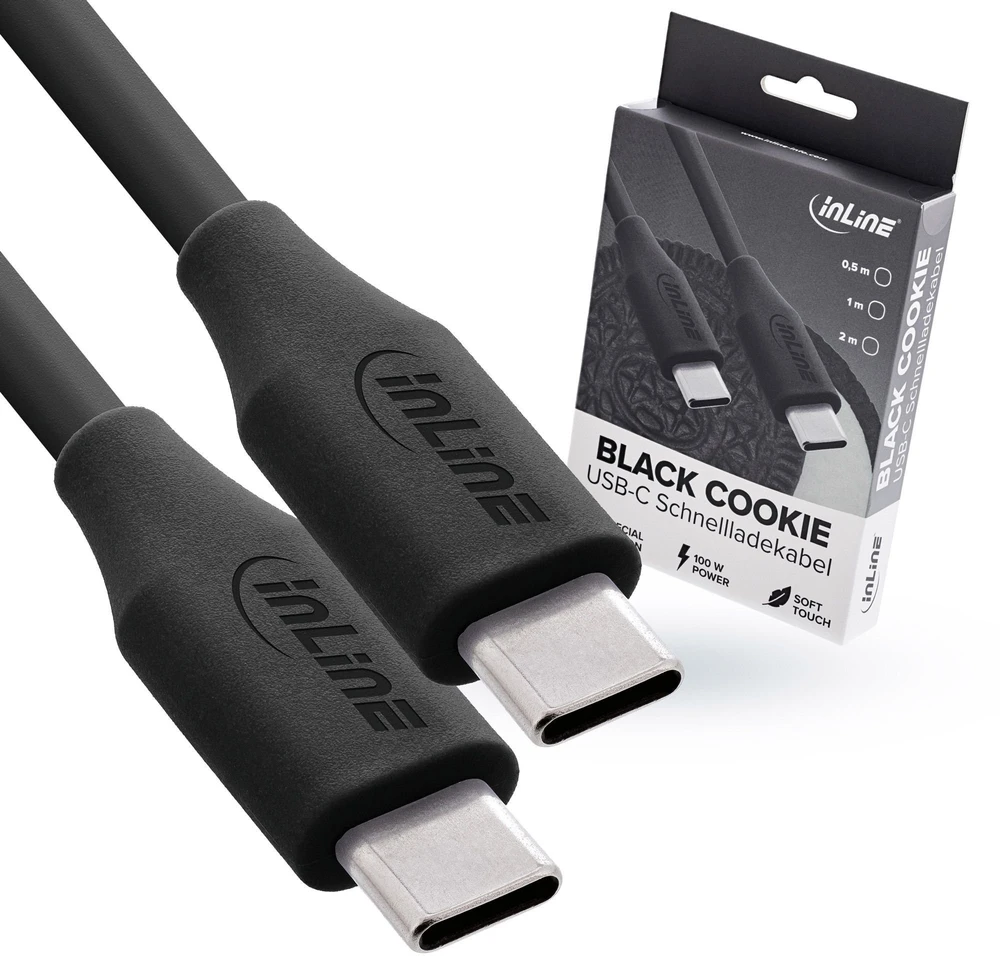 USB laidas InLine USB-C - USB-C 2 m Juodas