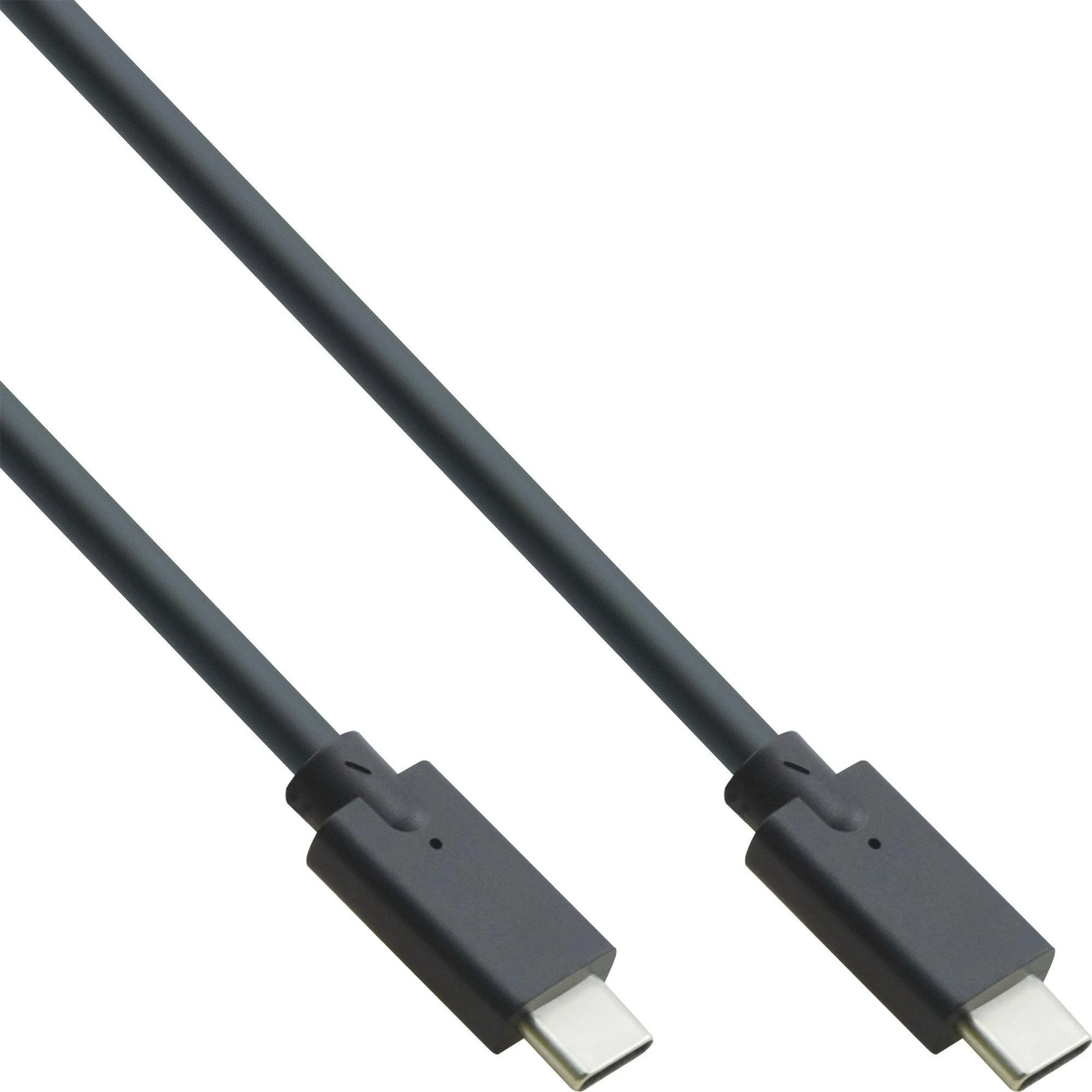 InLine USB 3.2 Gen.2 Cable, USB Type-C Male/Male, juodas – 1m