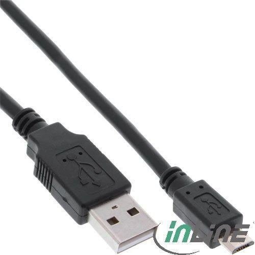 Intos InLine 2,0 m greito įkrovimo USB 2.0 A - Micro-B laidas