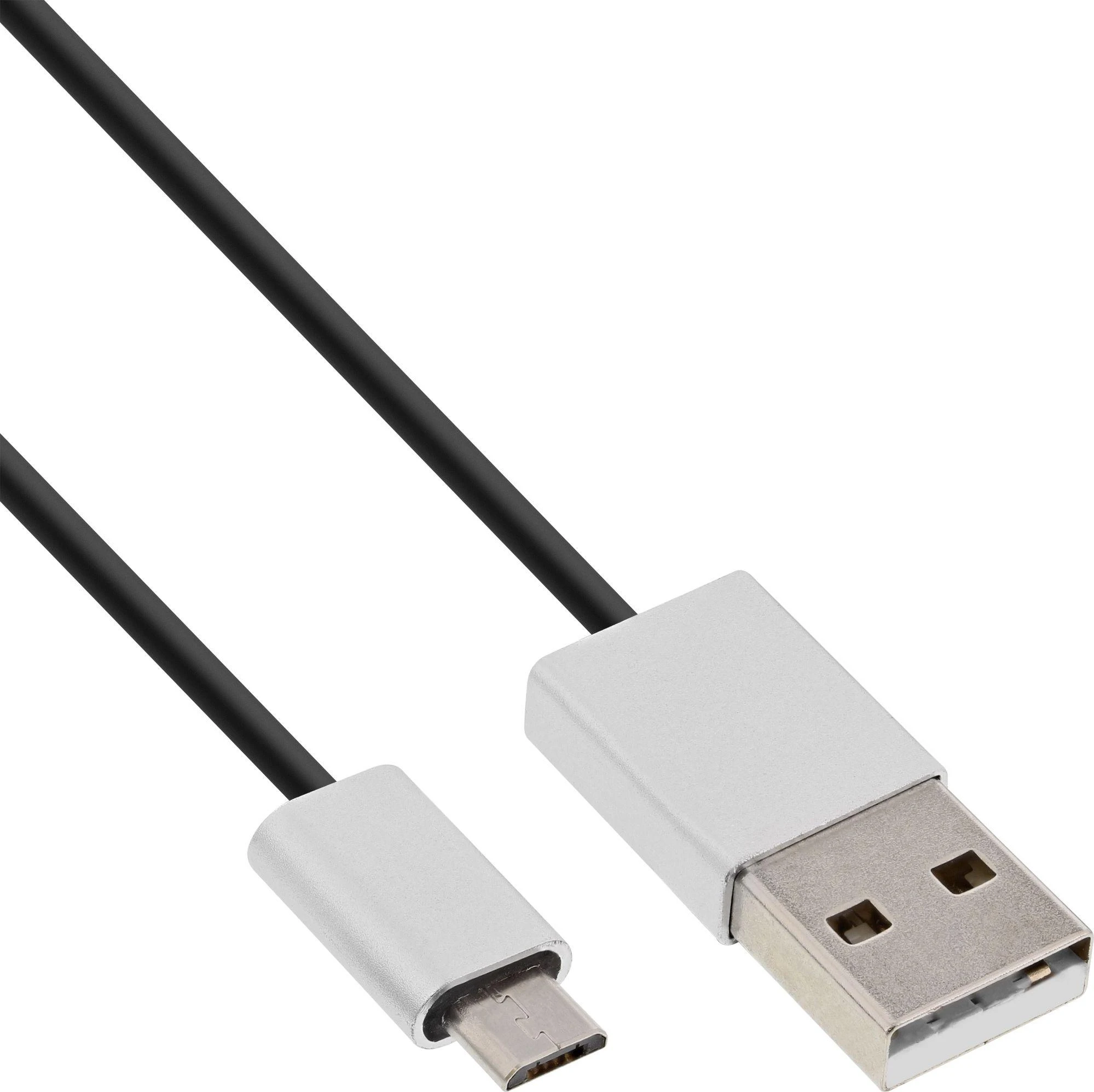 Kabelis USB InLine USB-A - microUSB 5 m Juodas (31750I)