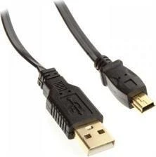 InLine Mini-USB 2.0 kabelis USB-A iki Mini-B, juodas - 5m