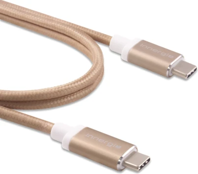 Kabelis USB Innergie USB-C - USB-C 1 m Auksinis (3082175400)