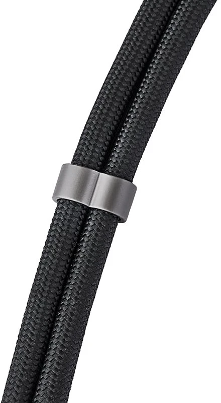 Kabelis USB Intenso Smycz USB-C 60 W 1.65 m Nylonowy Juodas (7991000)