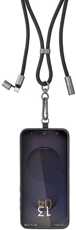 Kabelis USB Intenso Smycz USB-C 60 W 1.65 m Nylonowy Juodas (7991000)