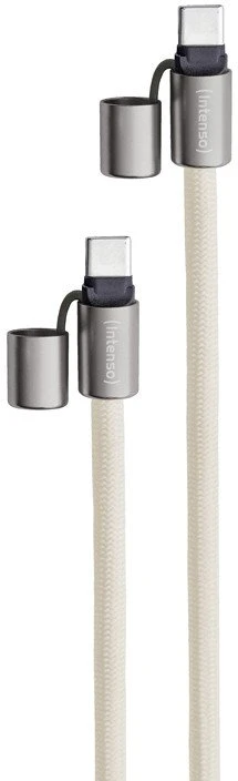 Kabelis USB Intenso USB-C - USB-C 1.6 m Kremas (7991001)