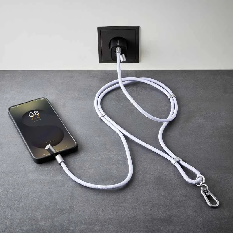 USB-C–USB-C LAIDAS 1,65 M / VIRSUTĖLIS VIOLETINIS 7991003 INTENSO