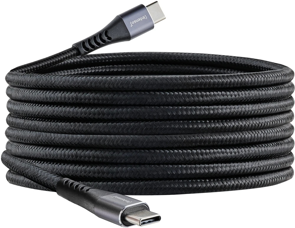 Kabelis USB Intenso USB-C - USB-C 2x 2 m Juodas (7944020)