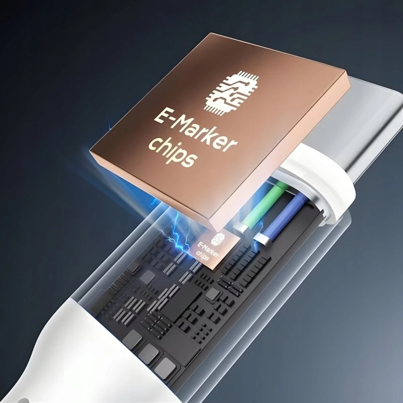 Kabelis iOttie 100W ištraukiamas USB-C kabelis, 2 vnt., baltas