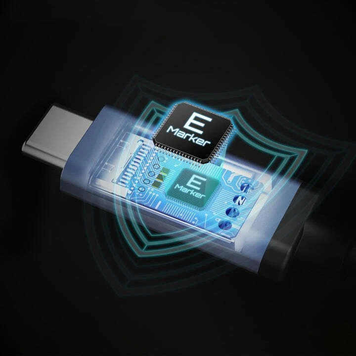 USB kabelis j5create 40Gb/s 240W USB Type-C laidas (JUC29L08-N)