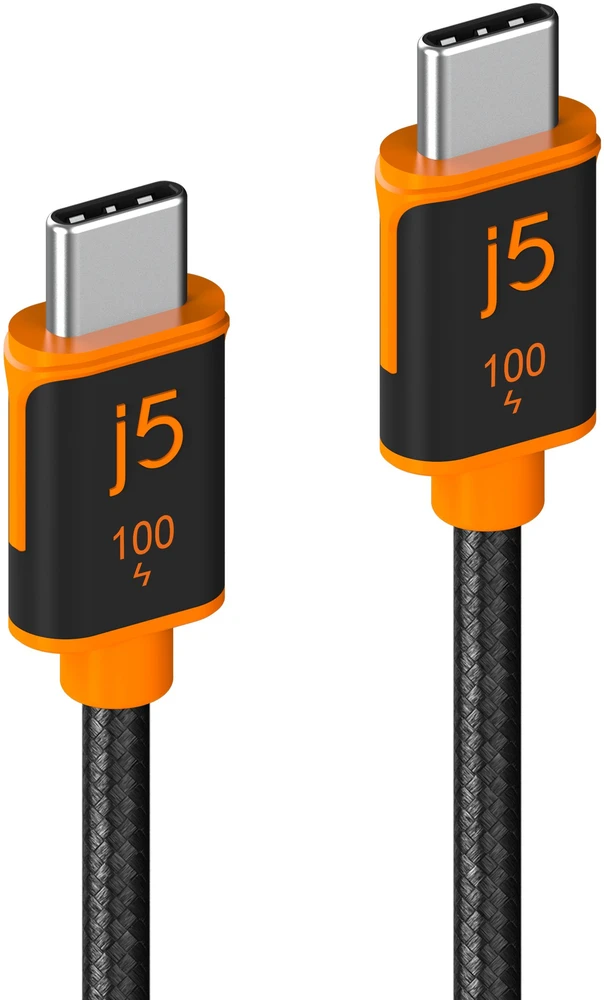 Kabelis USB j5create USB-C 100W Sinchronizavimo ir įkrovimo kabelis (JUCX25L18-N)
