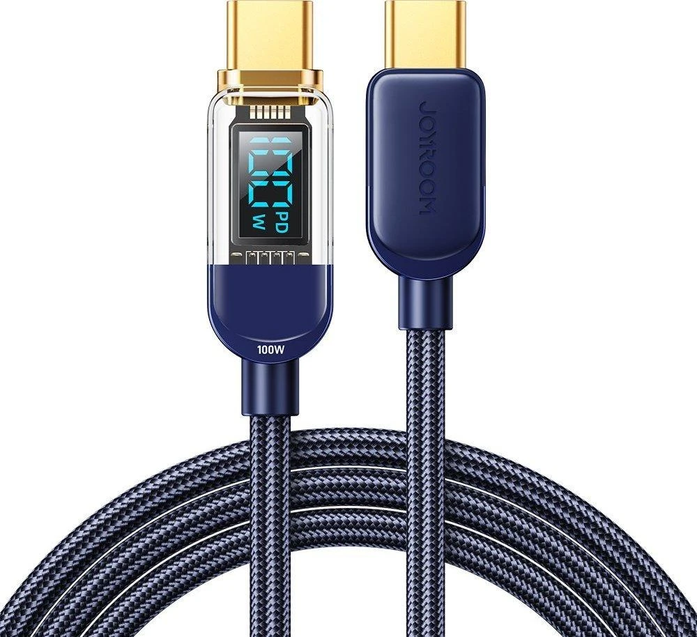 Kabelis do USB-C 100W 1,2m Joyroom S-CC100A4 (mėlyna)