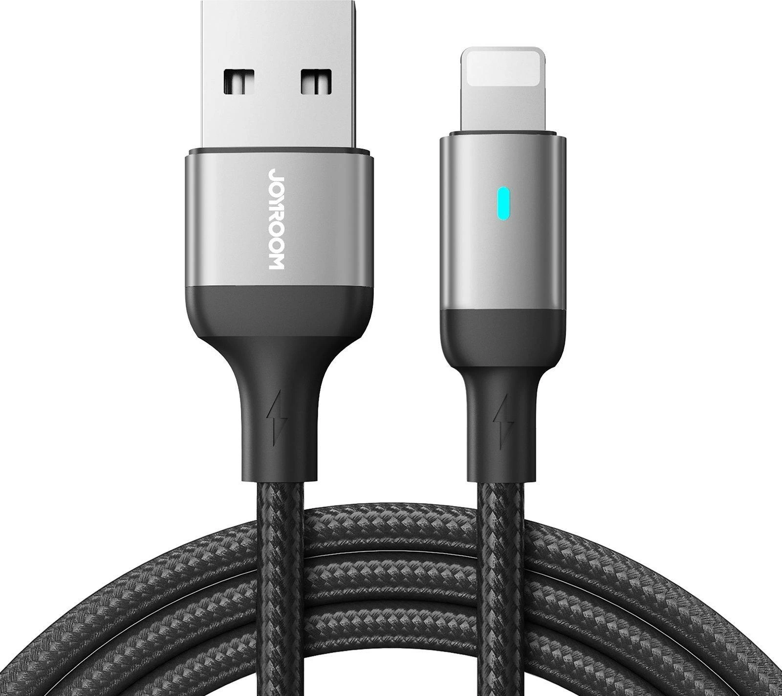 USB kabelis Joyroom S-UL012A10 USB to Lightning 2.4A 1.2m juodas