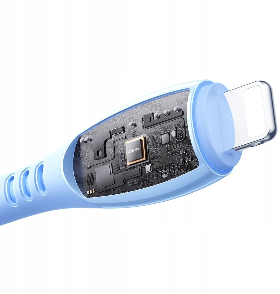 Joyroom S-A59 „Vibrant“ serijos 3A USB-A – „Lightning“ laidas 1,2 m – mėlynas
