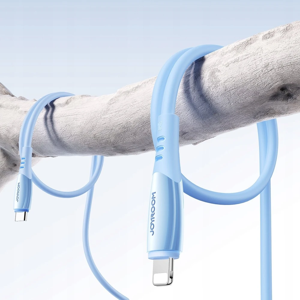 Joyroom S-A59 Vibrant Series 30W USB-C - Lightning kabelis 1.2m - mėlynas