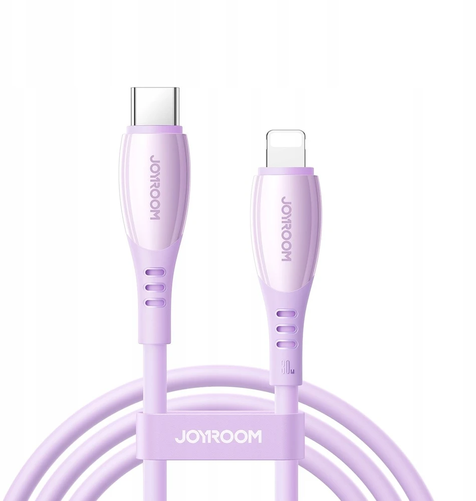 Joyroom S-A59 Vibrant Series 30W USB-C - Lightning kabelis 1.2m - violetinė
