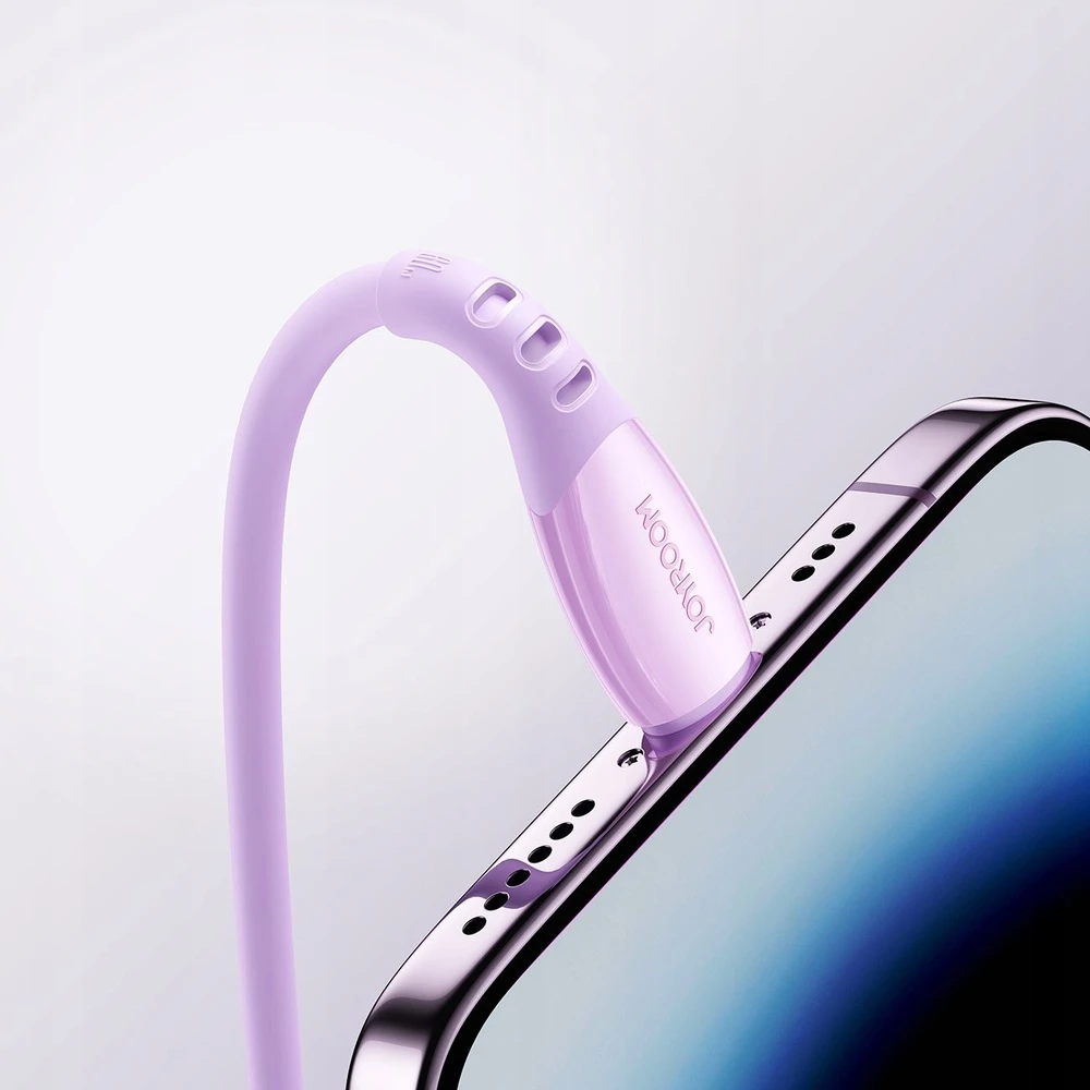 Joyroom S-A59 Vibrant Series 60W USB-C - USB-C kabelis 1.2m - Violetinė
