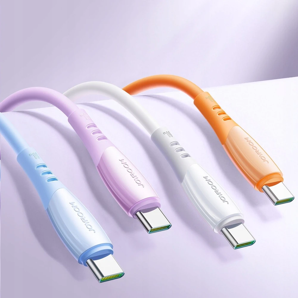 Joyroom S-A59 Vibrant Series 60W USB-C - USB-C kabelis 1.2m - Violetinė