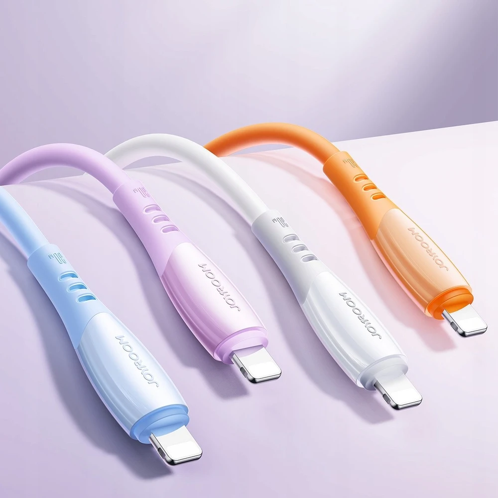Joyroom S-A59 Vibrant Series 30W USB-C - Lightning kabelis 1.2m - violetinė