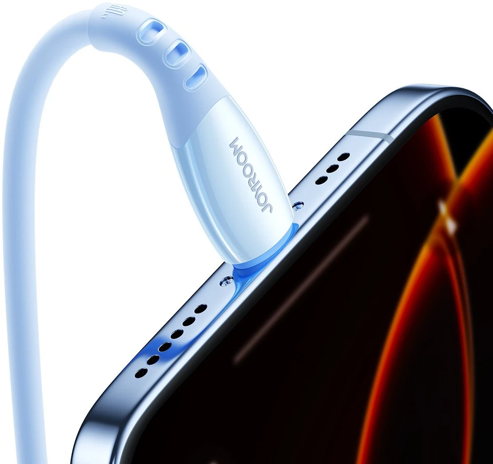 Joyroom S-A59 Vibrant Series 60W USB-C - USB-C cable 1.2m - mėlynas