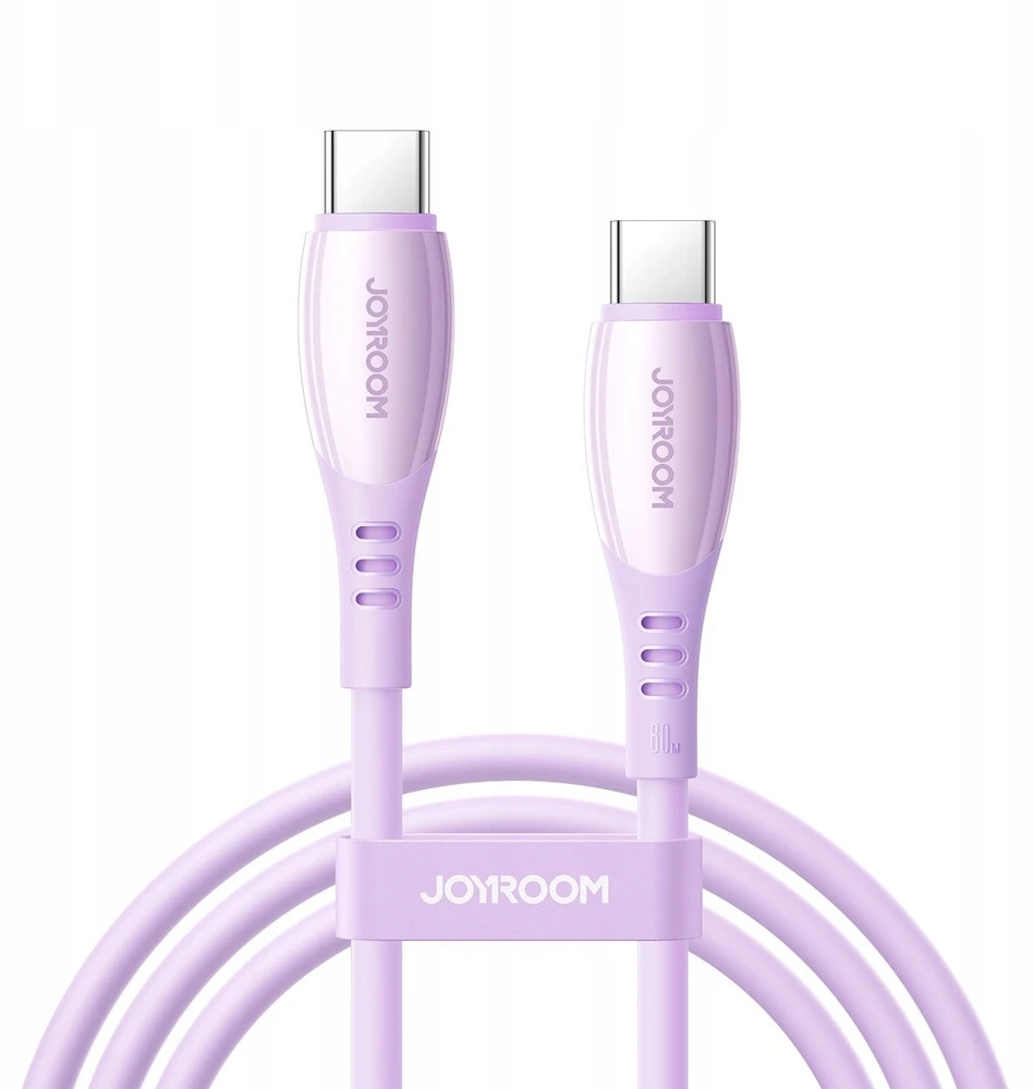 Joyroom S-A59 Vibrant Series 60W USB-C - USB-C kabelis 1.2m - Violetinė