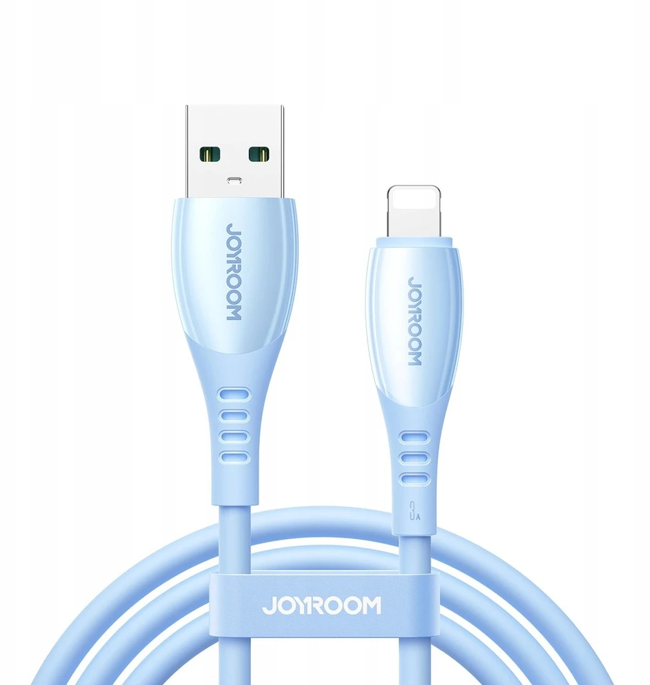 Joyroom S-A59 „Vibrant“ serijos 3A USB-A – „Lightning“ laidas 1,2 m – mėlynas