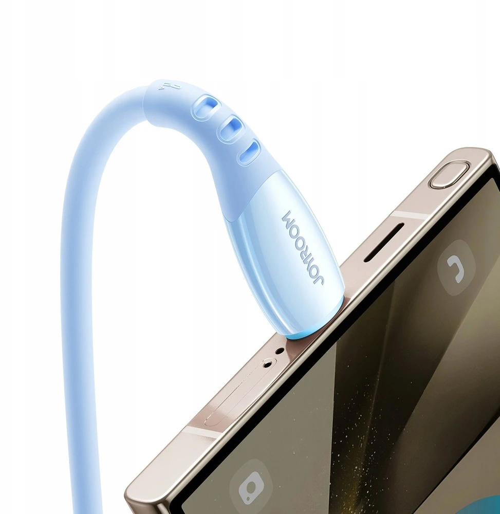 Joyroom S-A59 Vibrant serijos 3A USB-A - USB-C kabelis 1.2m - mėlynas
