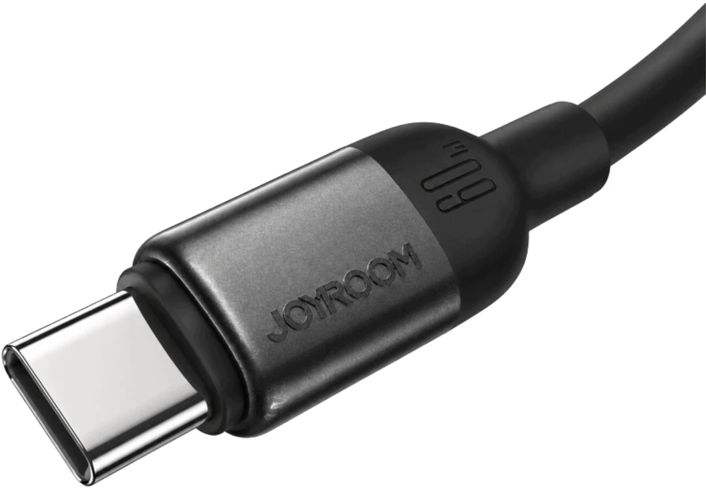 Joyroom S-A62 Lively serijos 60W USB-C - USB-C kabelis 1.2 m - juodas