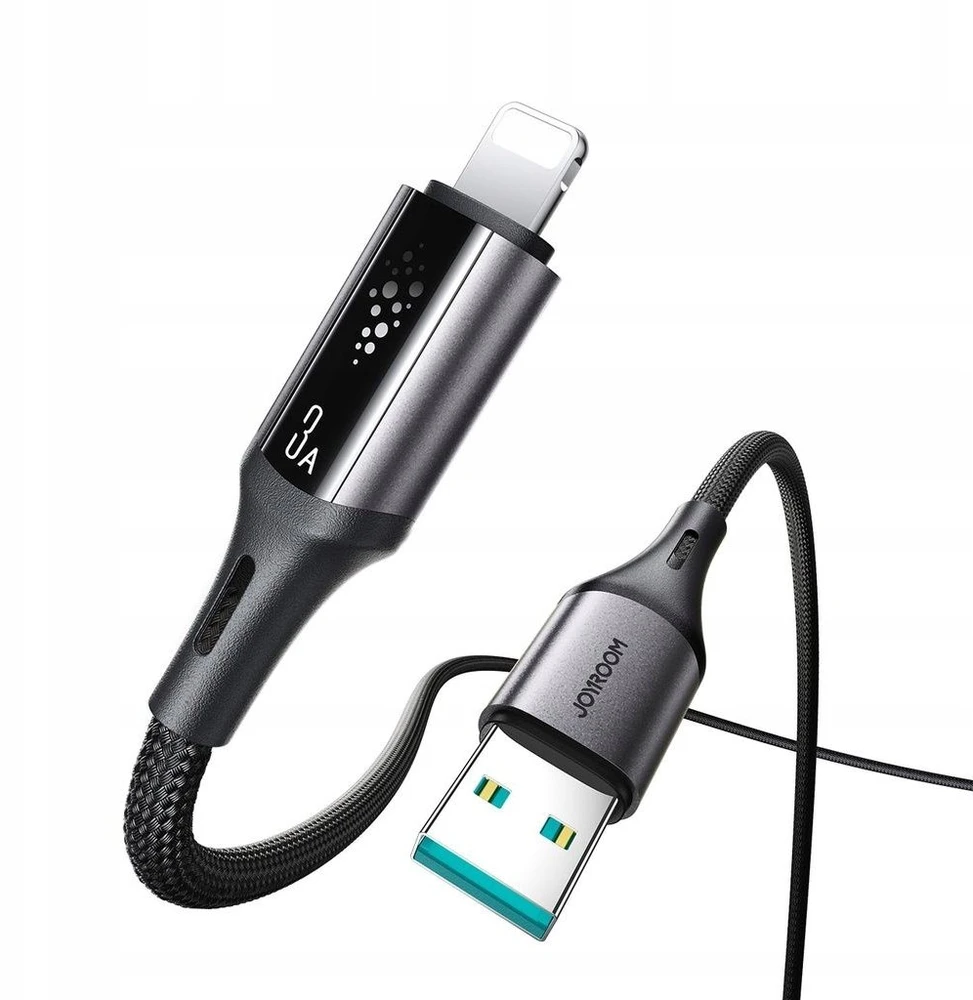 Joyroom S-A60 StarTalk 3A USB-A - Lightning kabelis 1.2m - juodas