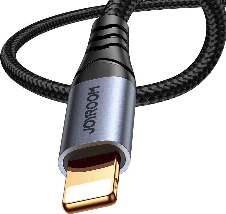Audio kabelis Joyroom SY-A06 Lightning to 3,5mm 1.2m juodas