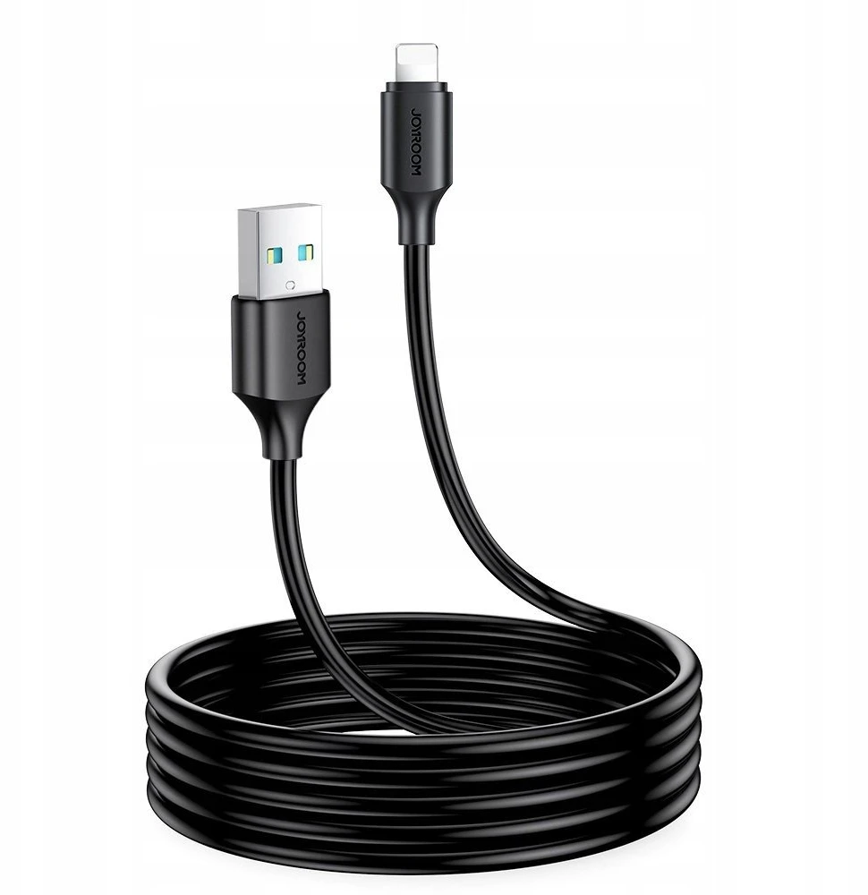 USB kabelis Joyroom S-UL012A9 USB to Lightning 2.4A 1.0m juodas