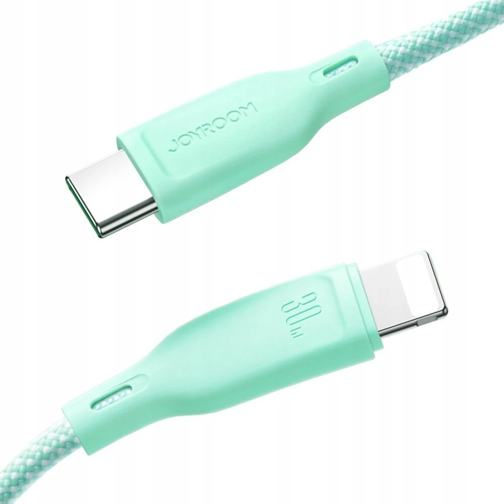 USB kabelis Joyroom (S-A34) lightning (3A) 1m žalias