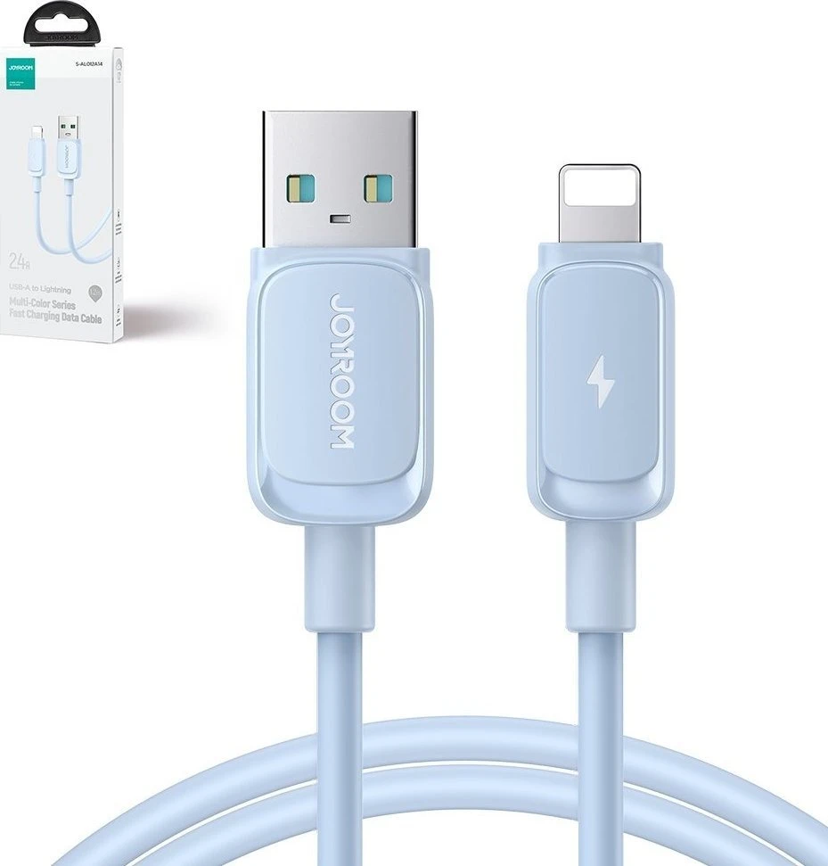 Joyroom Kabelis S-AL012A14 2.4A USB prie Lightning / 2.4A/ 1.2m (mėlynas)