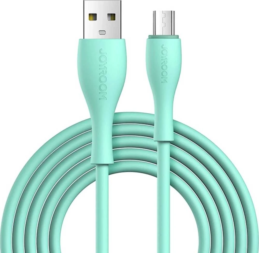 USB kabelis Joyroom (S-2030M8) microUSB (2.4A) 2m žalias
