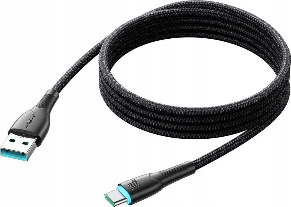 Joyroom SA32-AC6 Starry USB - USB-C kabelis 100W 1m - Juodas