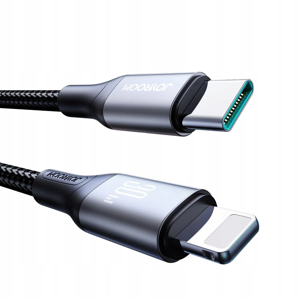 USB kabelis Joyroom S-A28 USB-C į Lightning 30W 1.0m juodas