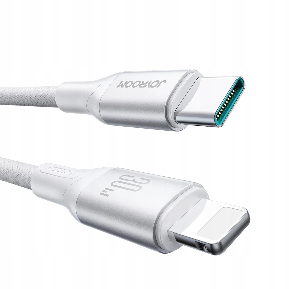 USB kabelis Joyroom S-A28 USB-C į Lightning 30W 2.0m baltas