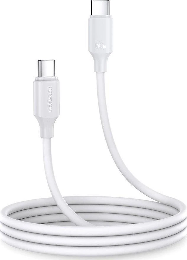 USB kabelis Joyroom S-CC060A9 Type-C į Type-C 60W 1,0m baltas