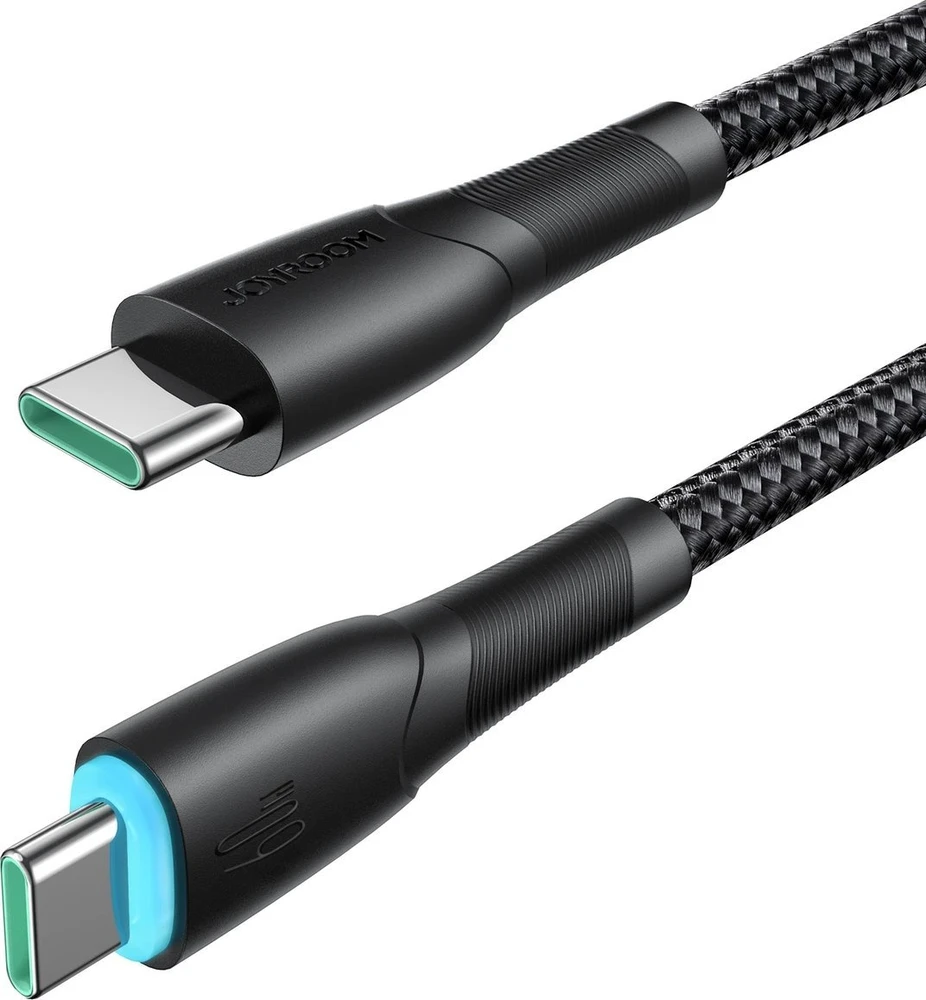 Laidas USB-C į USB-C Joyroom SA32-CC3 Starry, 60W, 1m juodas