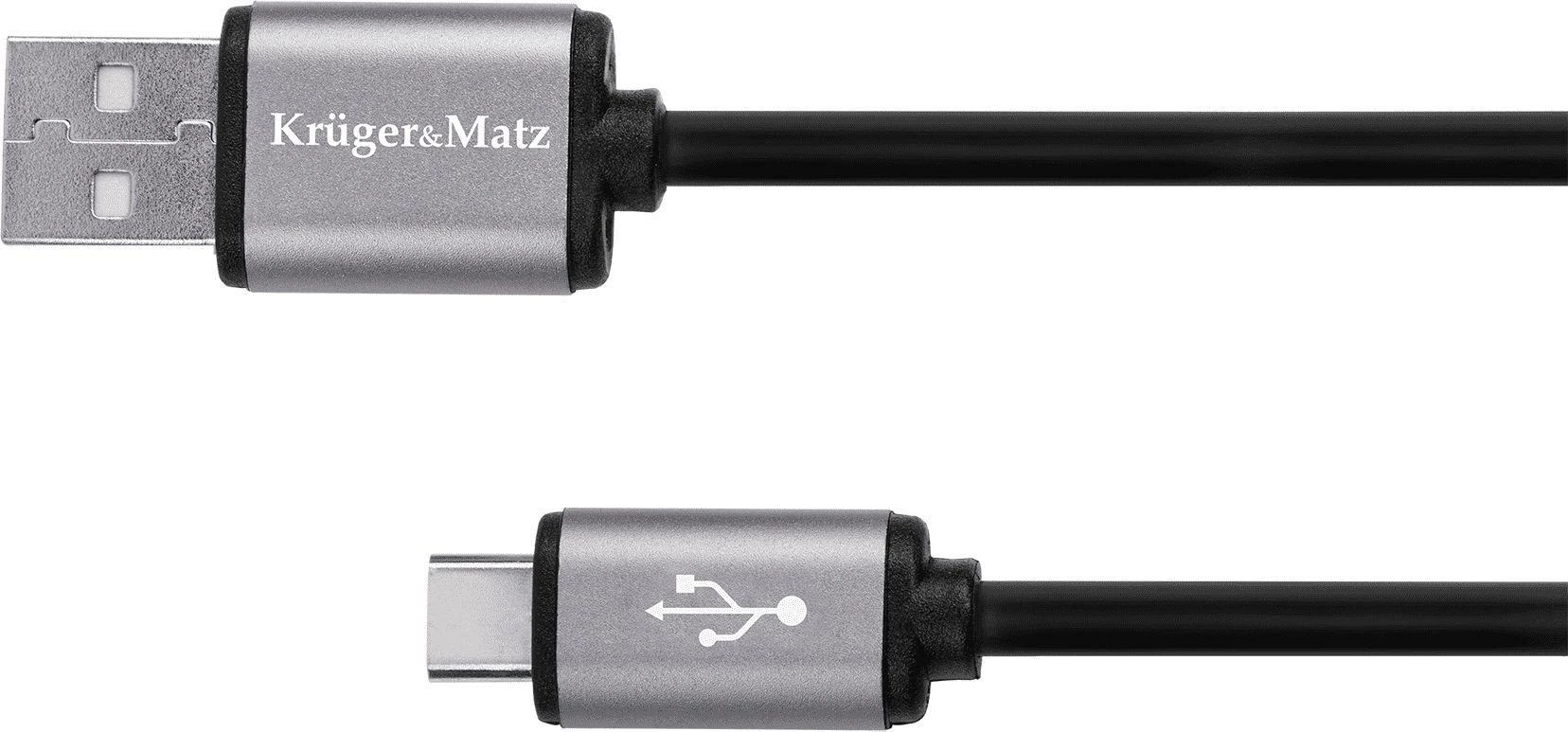 Kruger & Matz Basic USB - USB C kabelis 1.8m