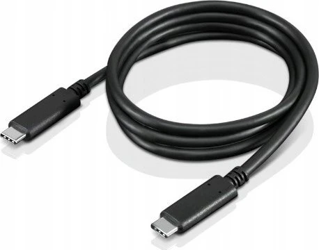 Kabelis USB Lenovo USB-C - USB-C 1 m Juodas (03X7610)