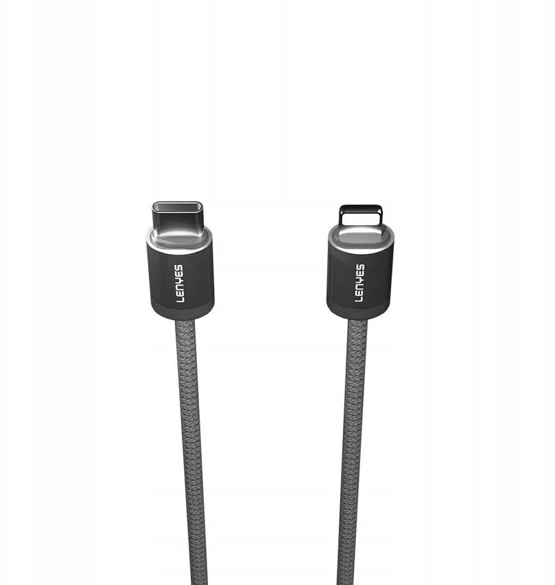 USB laidas Lenyes USB-C - Lightning 1 m Pilkas